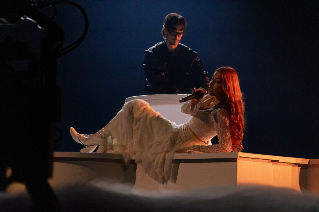 Tony Grox & LUCYCALYS en la gran final del Benidorm Fest 2026, Palau d’Esports l’Illa de Benidorm | Foto: Iván Trejo