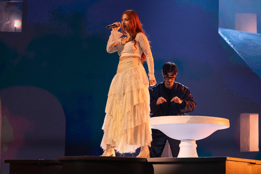 Tony Grox & LUCYCALYS en la gran final del Benidorm Fest 2026, Palau d’Esports l’Illa de Benidorm | Foto: Iván Trejo