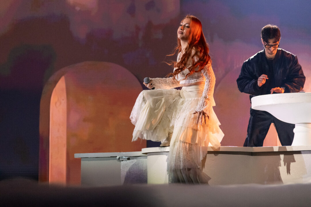 Tony Grox & LUCYCALYS en la gran final del Benidorm Fest 2026, Palau d’Esports l’Illa de Benidorm | Foto: Iván Trejo