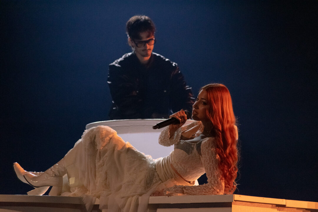 Tony Grox & LUCYCALYS en la gran final del Benidorm Fest 2026, Palau d’Esports l’Illa de Benidorm | Foto: Iván Trejo