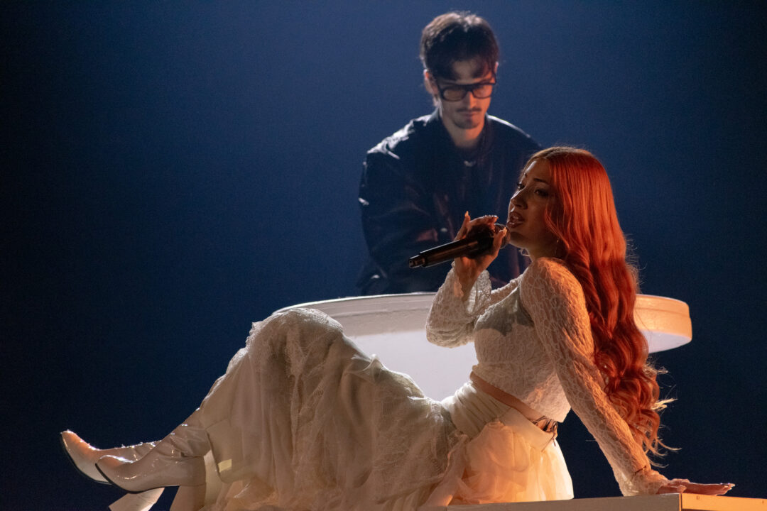 Tony Grox & LUCYCALYS en la gran final del Benidorm Fest 2026, Palau d’Esports l’Illa de Benidorm | Foto: Iván Trejo