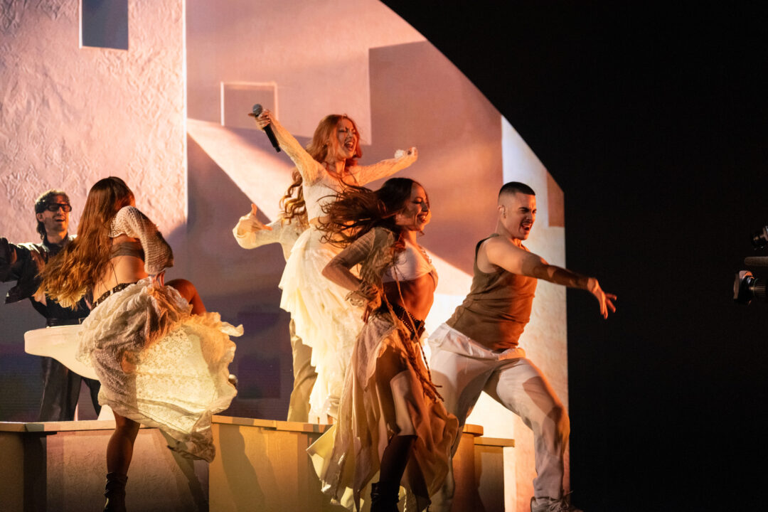 Tony Grox & LUCYCALYS en la gran final del Benidorm Fest 2026, Palau d’Esports l’Illa de Benidorm | Foto: Iván Trejo