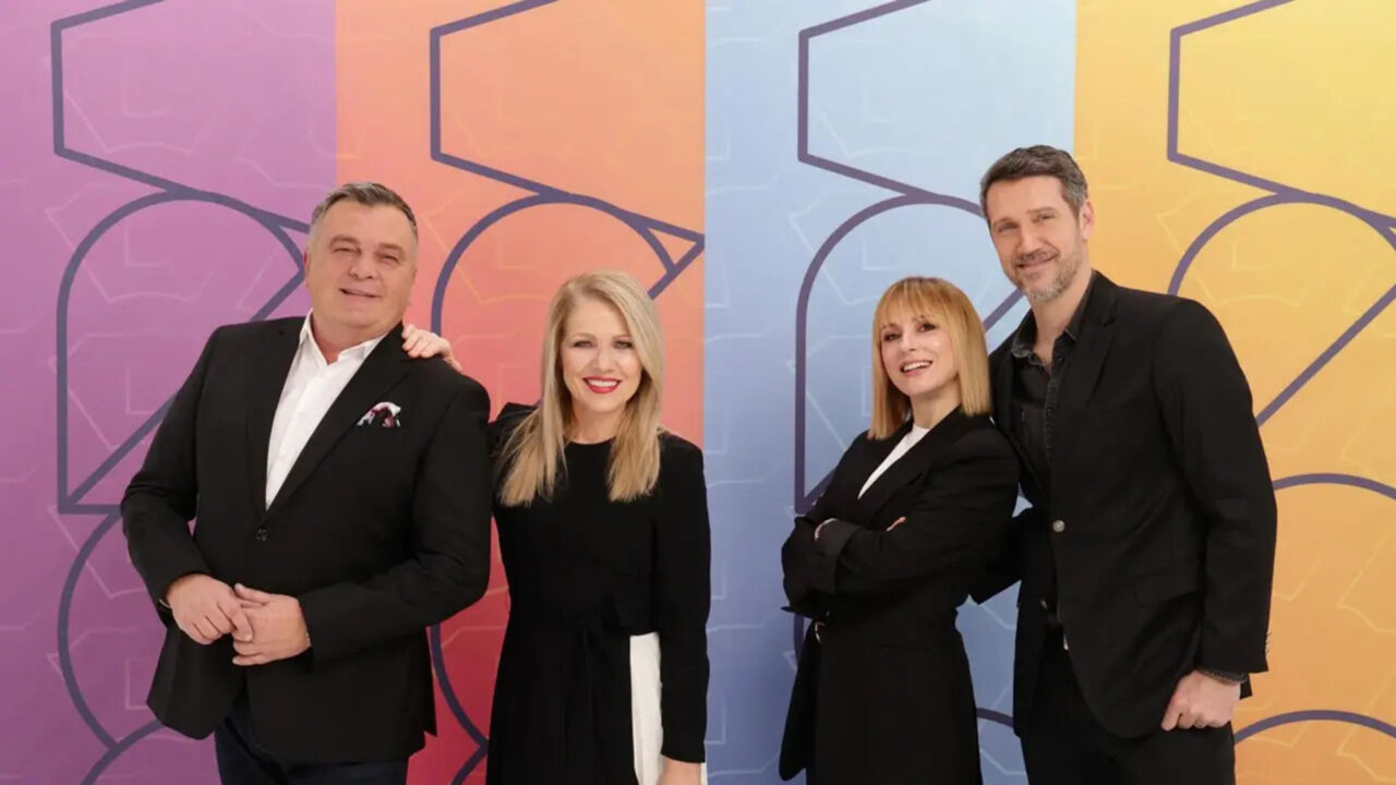 Duško Ćurlić, Barbara Kolar, Iva Šulentić e Ivan Vukušić | Imagen: Dario Njavro - HRT