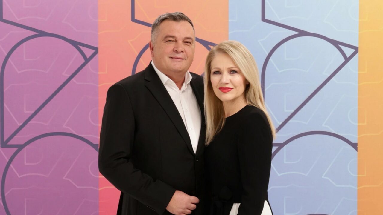 Duško Ćurlić y Barbara Kolar | Imagen: Dario Njavro - HRT