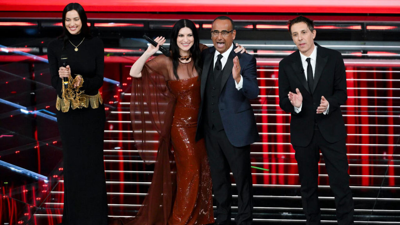 Audiencias: La tercera serata de Sanremo 2026 frena algo su caída y crece en cuota especto a 2025 con un 60,6% de audiencia en RAI1
