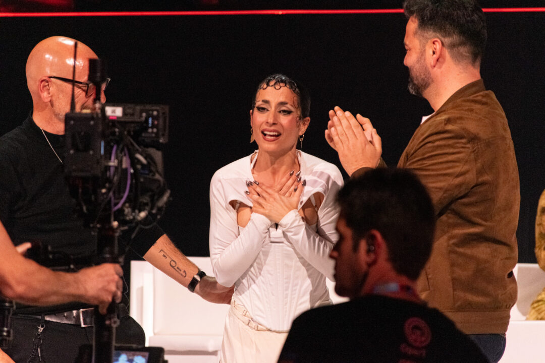 Artistas de la segunda semifinal del Benidorm Fest 2026 en la green room, Palau d’Esports l’Illa de Benidorm | Foto: Iván Trejo