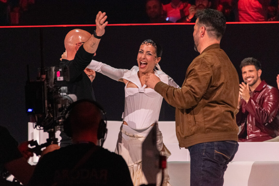 Artistas de la segunda semifinal del Benidorm Fest 2026 en la green room, Palau d’Esports l’Illa de Benidorm | Foto: Iván Trejo