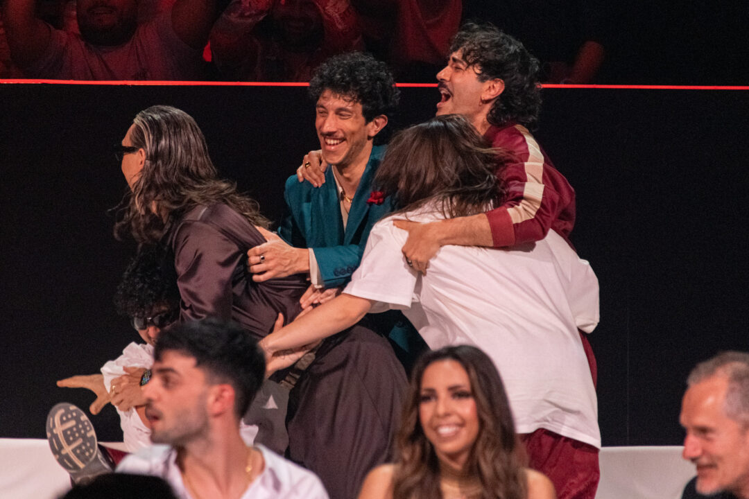 Artistas de la segunda semifinal del Benidorm Fest 2026 en la green room, Palau d’Esports l’Illa de Benidorm | Foto: Iván Trejo