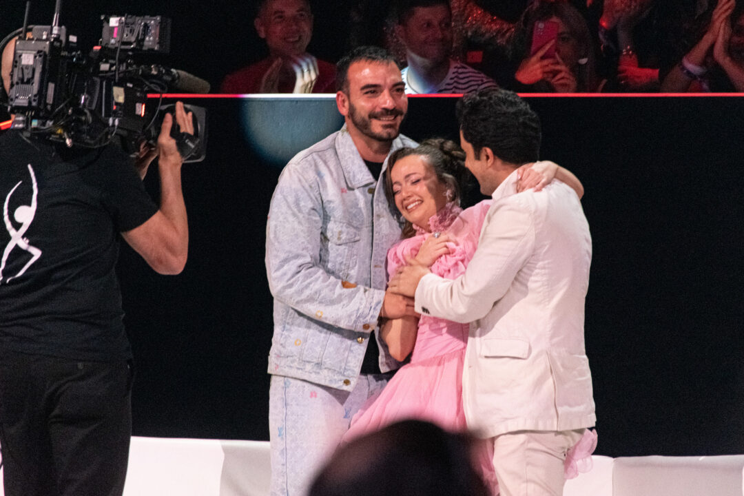 Artistas de la segunda semifinal del Benidorm Fest 2026 en la green room, Palau d’Esports l’Illa de Benidorm | Foto: Iván Trejo