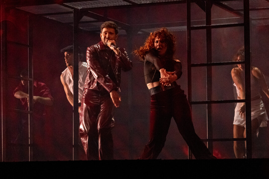 Dani J en la segunda semifinal del Benidorm Fest 2026, Palau d’Esports l’Illa de Benidorm | Foto: Iván Trejo