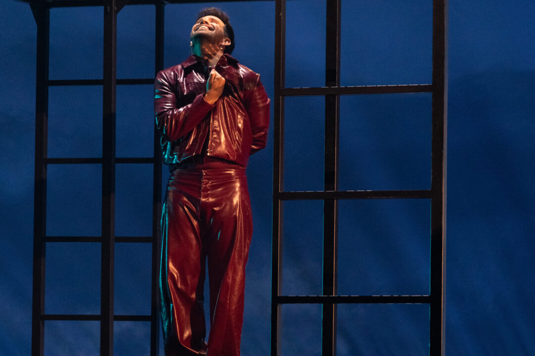 Dani J en la segunda semifinal del Benidorm Fest 2026, Palau d’Esports l’Illa de Benidorm | Foto: Iván Trejo