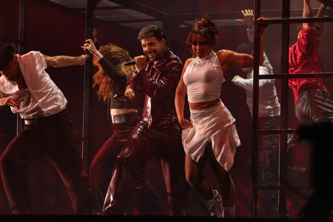 Dani J en la segunda semifinal del Benidorm Fest 2026, Palau d’Esports l’Illa de Benidorm | Foto: Iván Trejo