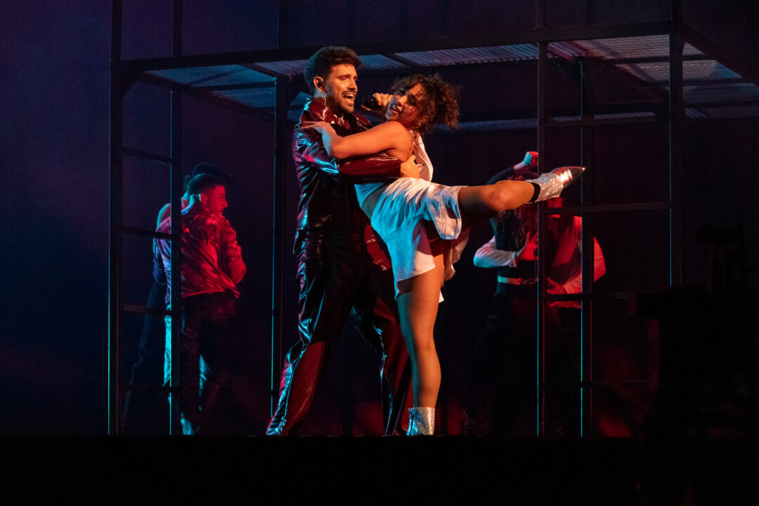 Dani J en la segunda semifinal del Benidorm Fest 2026, Palau d’Esports l’Illa de Benidorm | Foto: Iván Trejo