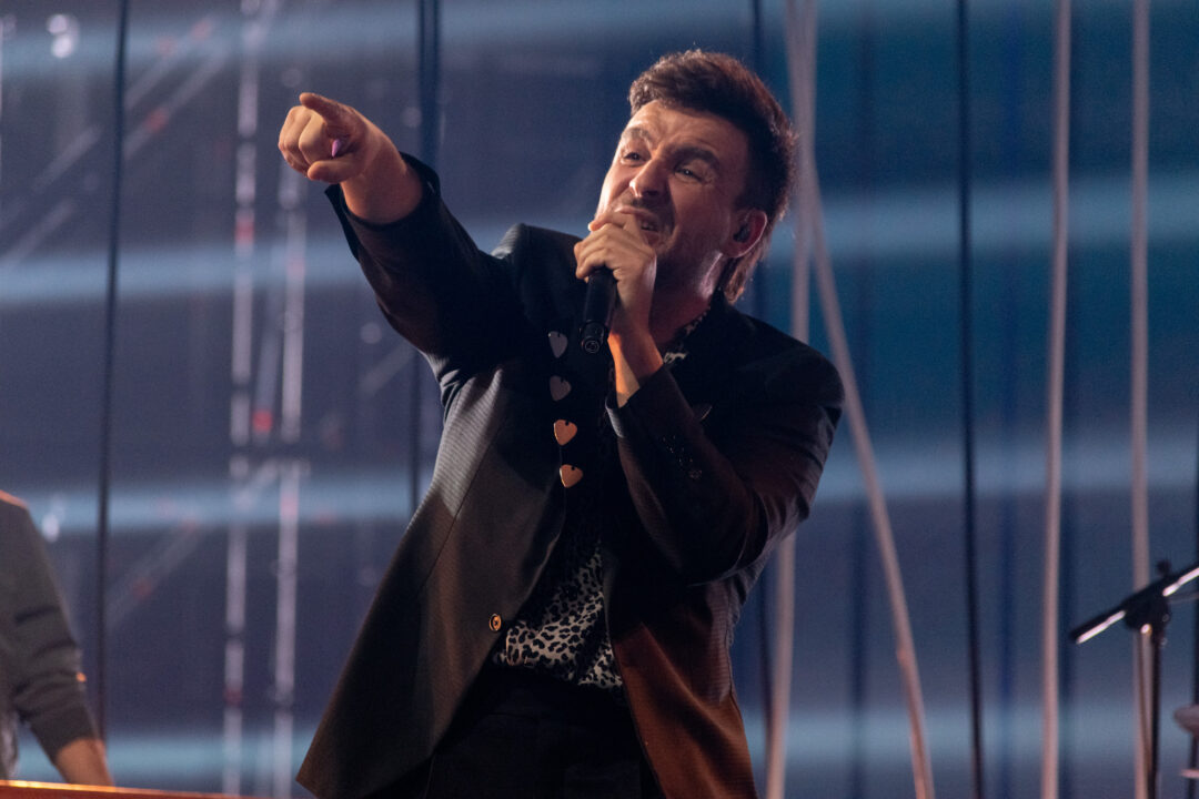 Funambulista en la segunda semifinal del Benidorm Fest 2026, Palau d’Esports l’Illa de Benidorm | Foto: Iván Trejo