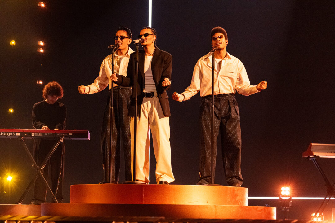 Abraham Mateo en la segunda semifinal del Benidorm Fest 2026, Palau d’Esports l’Illa de Benidorm | Foto: Iván Trejo