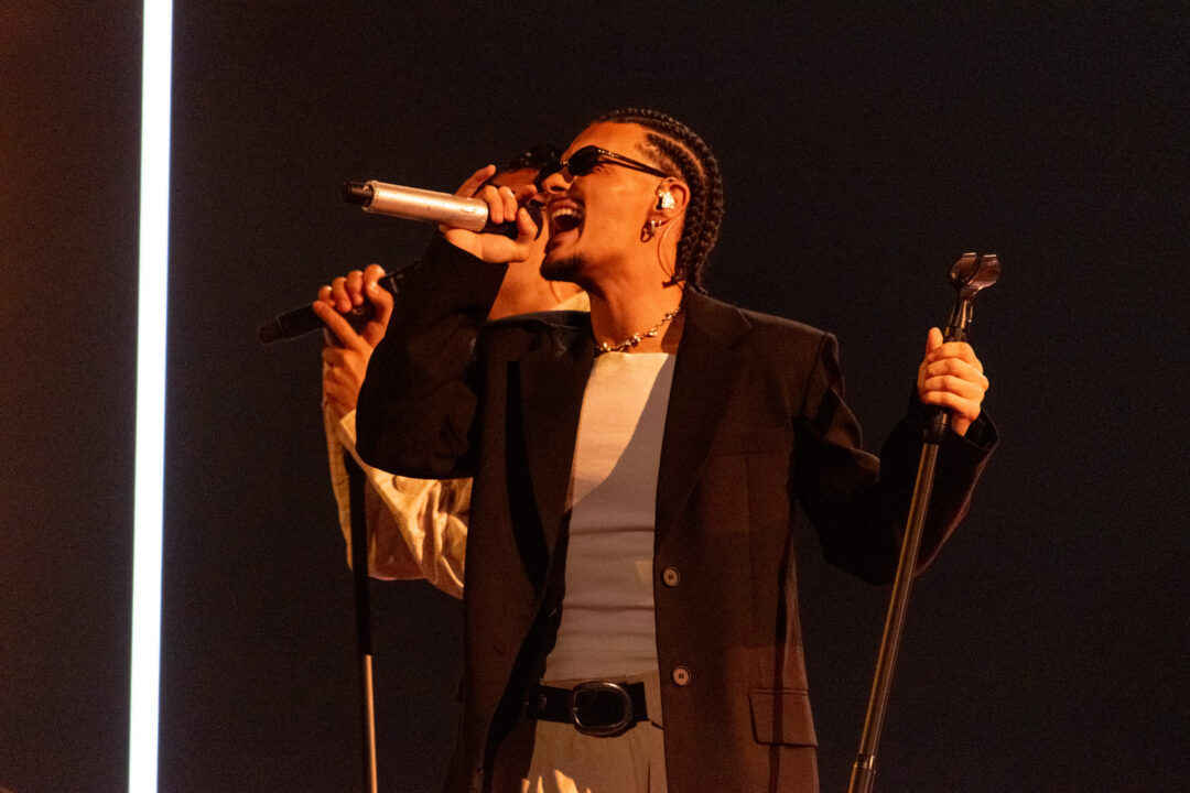 Abraham Mateo en la segunda semifinal del Benidorm Fest 2026, Palau d’Esports l’Illa de Benidorm | Foto: Iván Trejo