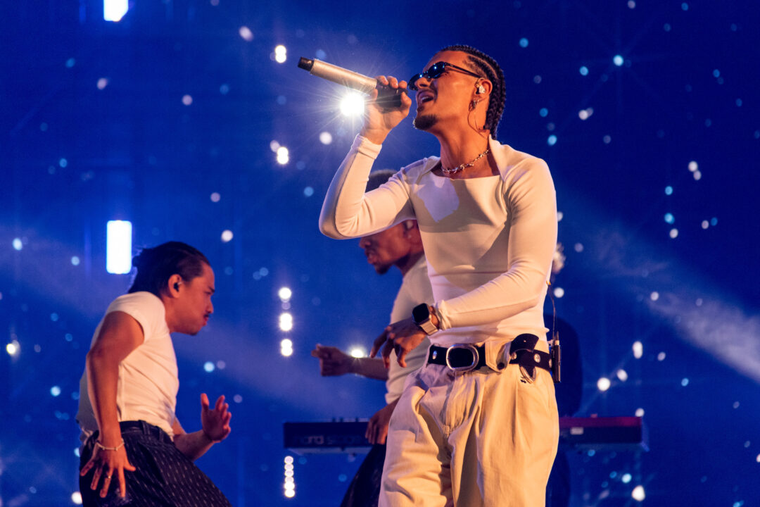 Abraham Mateo en la segunda semifinal del Benidorm Fest 2026, Palau d’Esports l’Illa de Benidorm | Foto: Iván Trejo