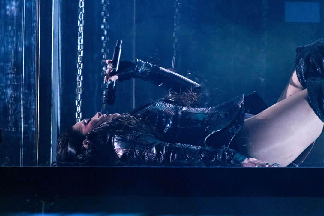 KU Minerva en la segunda semifinal del Benidorm Fest 2026, Palau d’Esports l’Illa de Benidorm | Foto: Iván Trejo