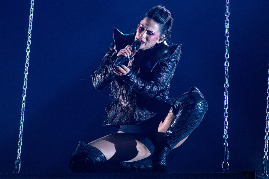 KU Minerva en la segunda semifinal del Benidorm Fest 2026, Palau d’Esports l’Illa de Benidorm | Foto: Iván Trejo