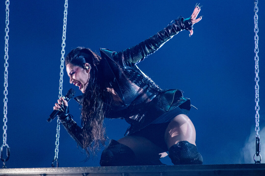 KU Minerva en la segunda semifinal del Benidorm Fest 2026, Palau d’Esports l’Illa de Benidorm | Foto: Iván Trejo