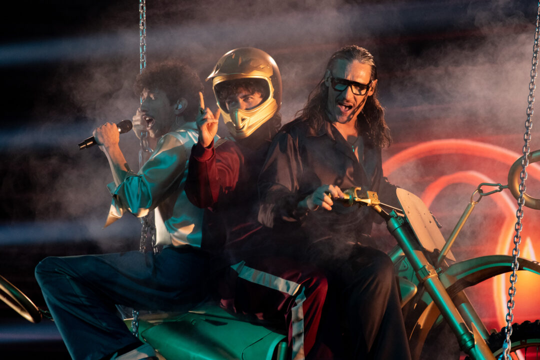 The Quinquis en la segunda semifinal del Benidorm Fest 2026, Palau d’Esports l’Illa de Benidorm | Foto: Iván Trejo