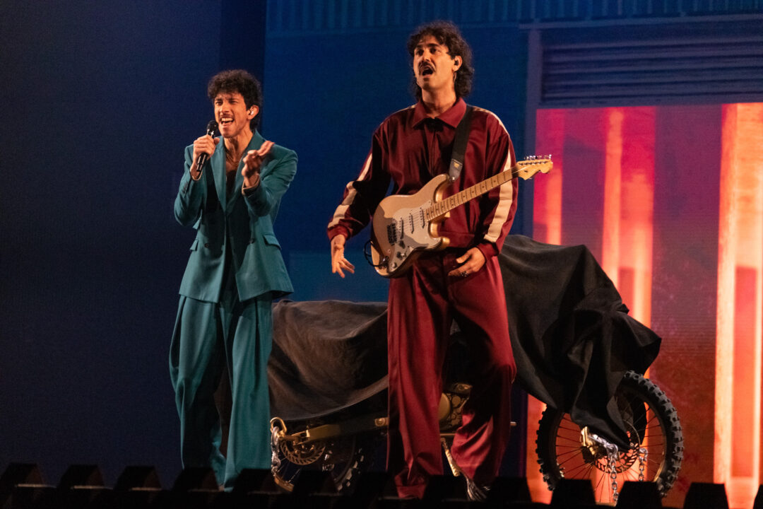 The Quinquis en la segunda semifinal del Benidorm Fest 2026, Palau d’Esports l’Illa de Benidorm | Foto: Iván Trejo