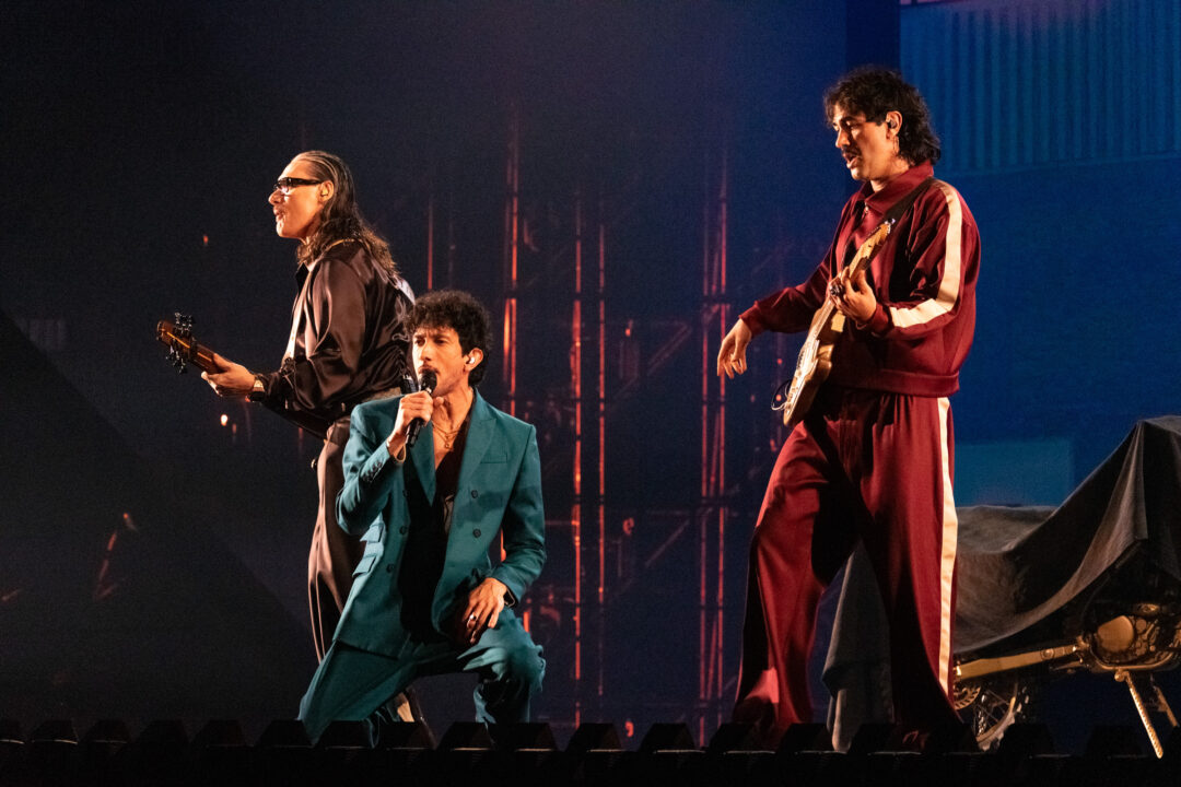 The Quinquis en la segunda semifinal del Benidorm Fest 2026, Palau d’Esports l’Illa de Benidorm | Foto: Iván Trejo