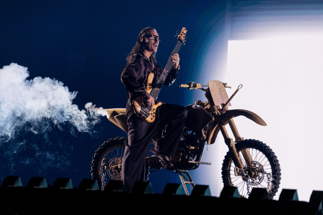 The Quinquis en la segunda semifinal del Benidorm Fest 2026, Palau d’Esports l’Illa de Benidorm | Foto: Iván Trejo