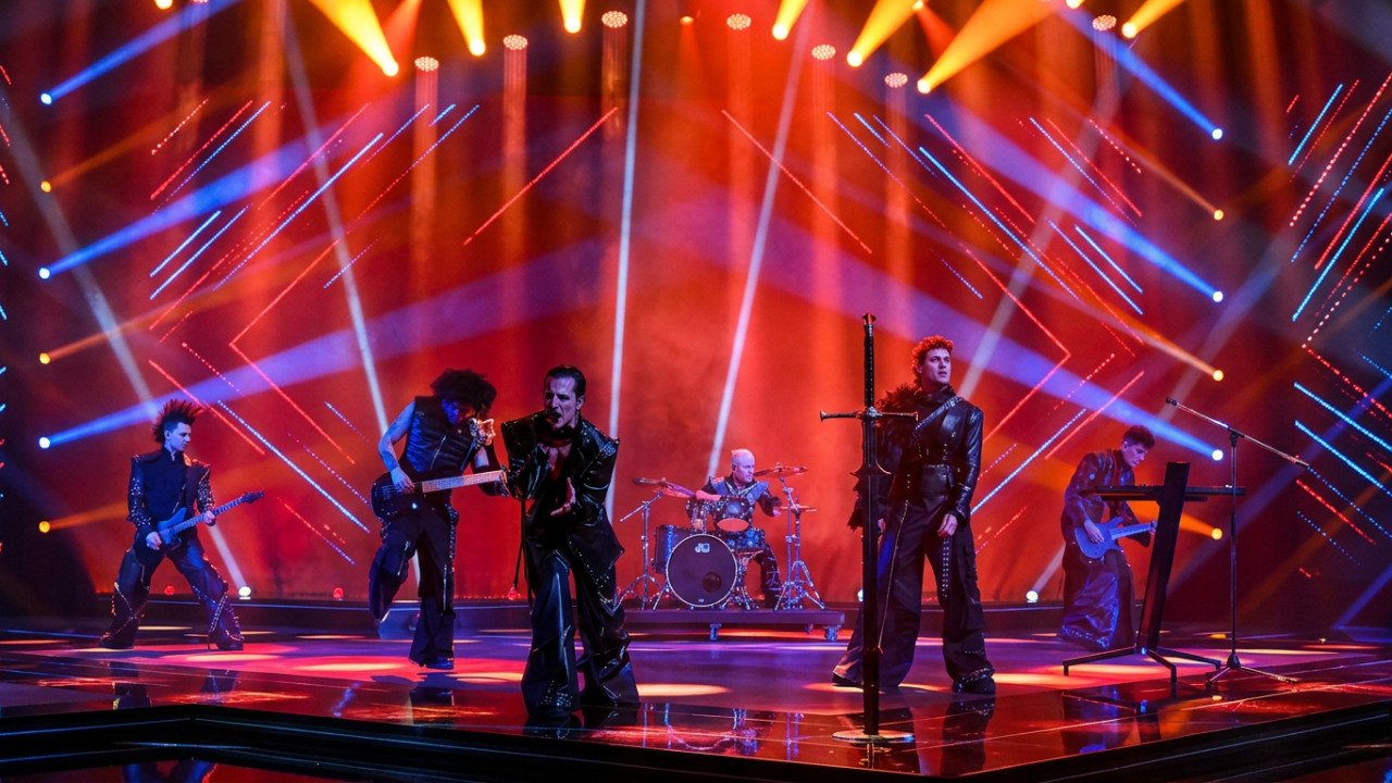 LAVINA, ganadores del Pesma za Evroviziju ’26 | Imagen: Nikola Ristić | RTS