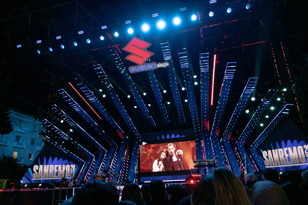 Actuación de Bresh en el Suzuki Stage de Sanremo 2026 | Foto: Iván Trejo / ESCplus