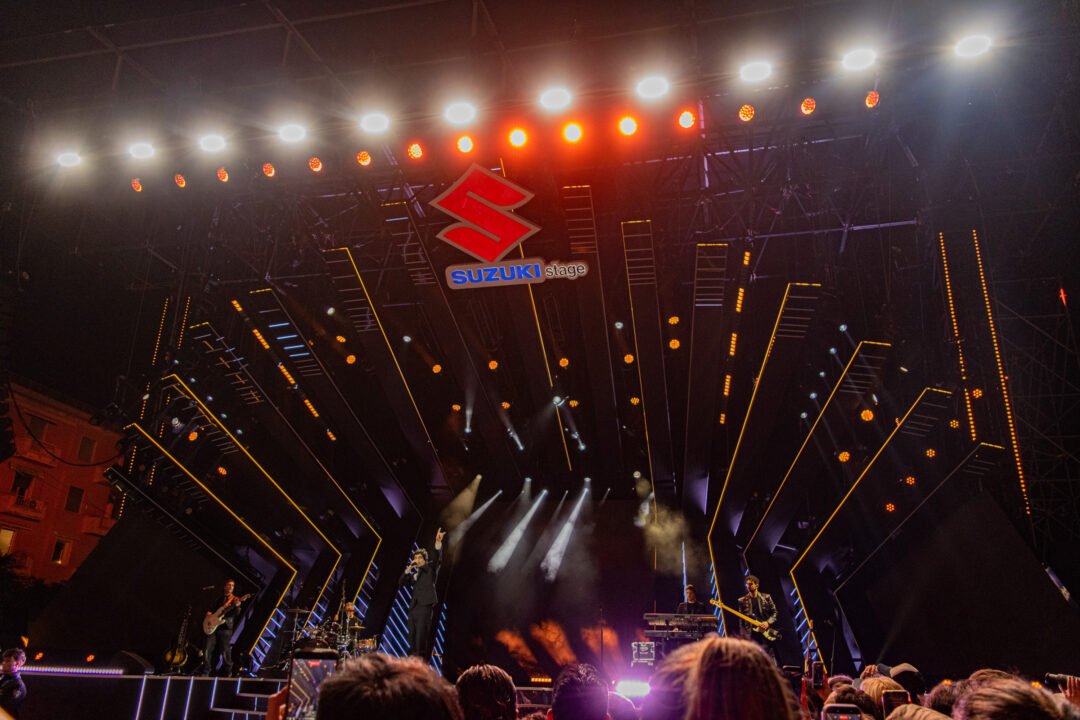 Actuación de Bresh en el Suzuki Stage de Sanremo 2026 | Foto: Iván Trejo / ESCplus