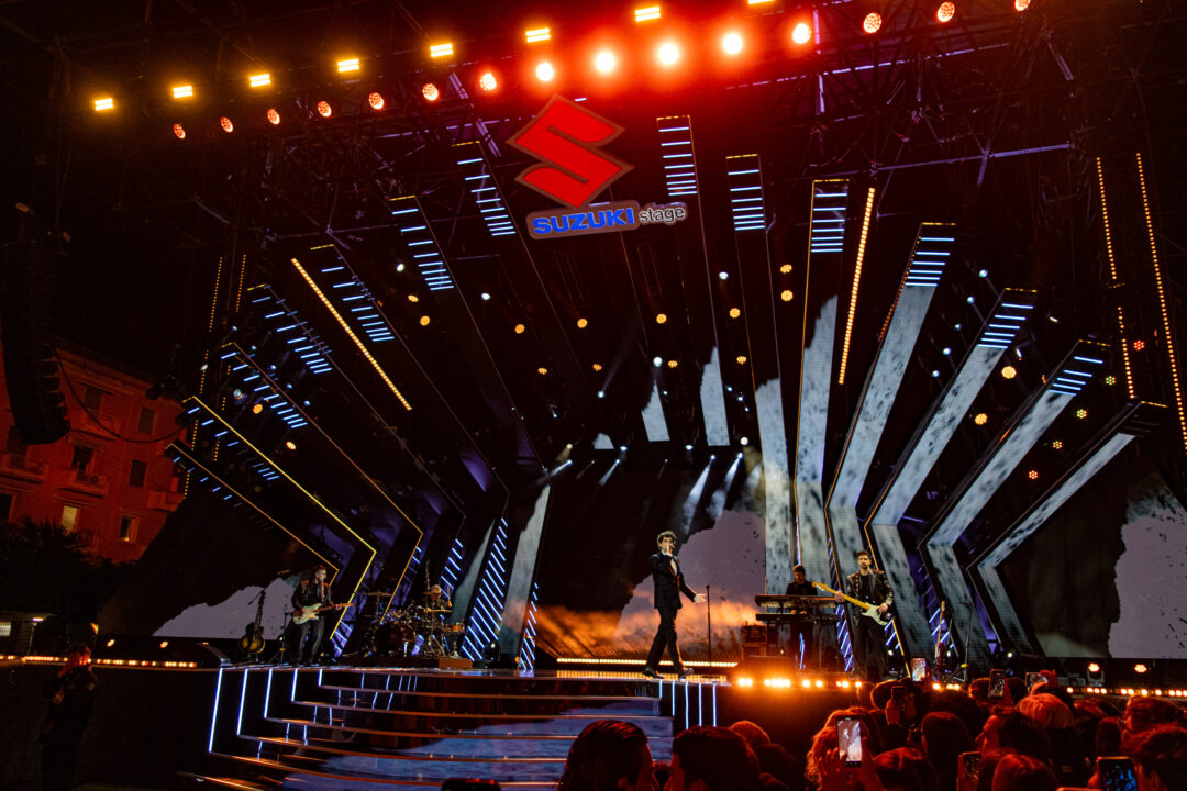 Actuación de Bresh en el Suzuki Stage de Sanremo 2026 | Foto: Iván Trejo / ESCplus