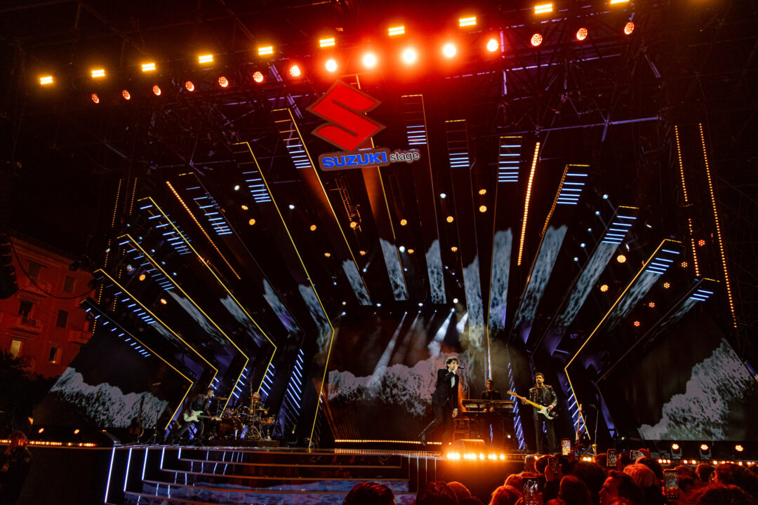 Actuación de Bresh en el Suzuki Stage de Sanremo 2026 | Foto: Iván Trejo / ESCplus