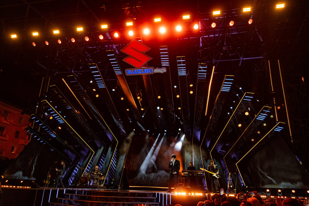 Actuación de Bresh en el Suzuki Stage de Sanremo 2026 | Foto: Iván Trejo / ESCplus
