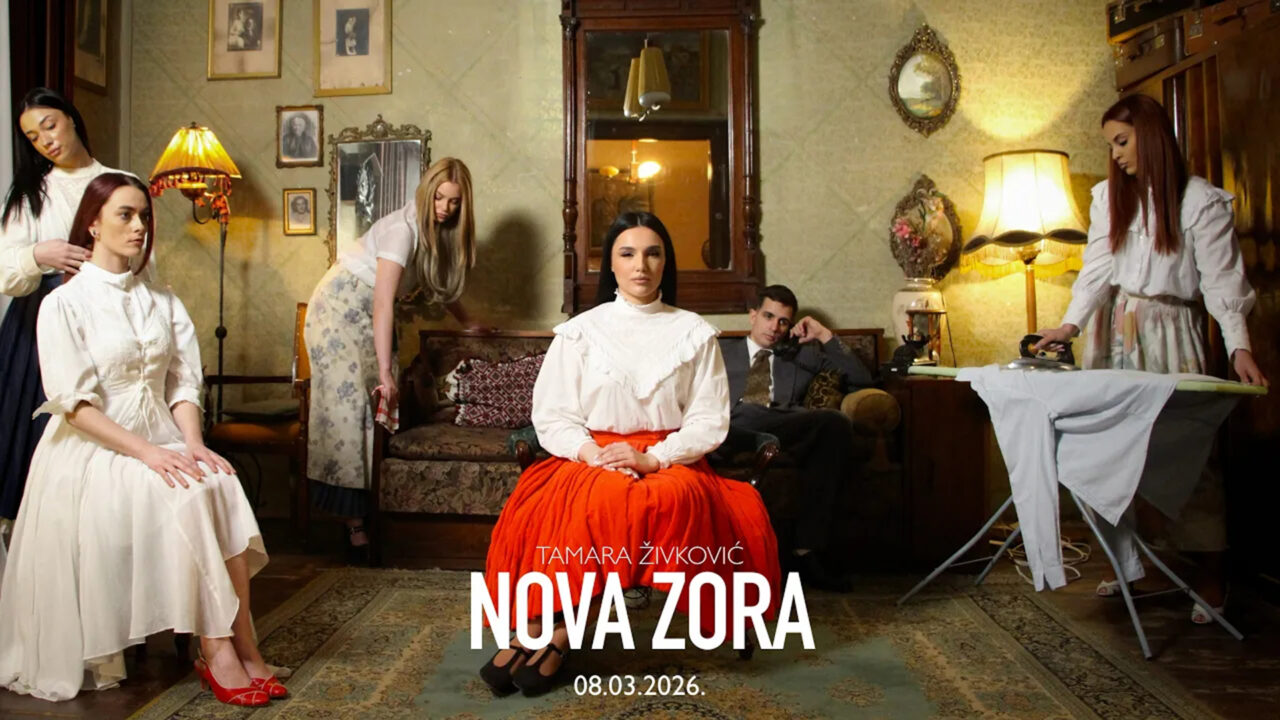 Videoclip de «Nova Zora» de Tamara Živković (Montenegro) | Imagen: Dunja Kostić - RTCG