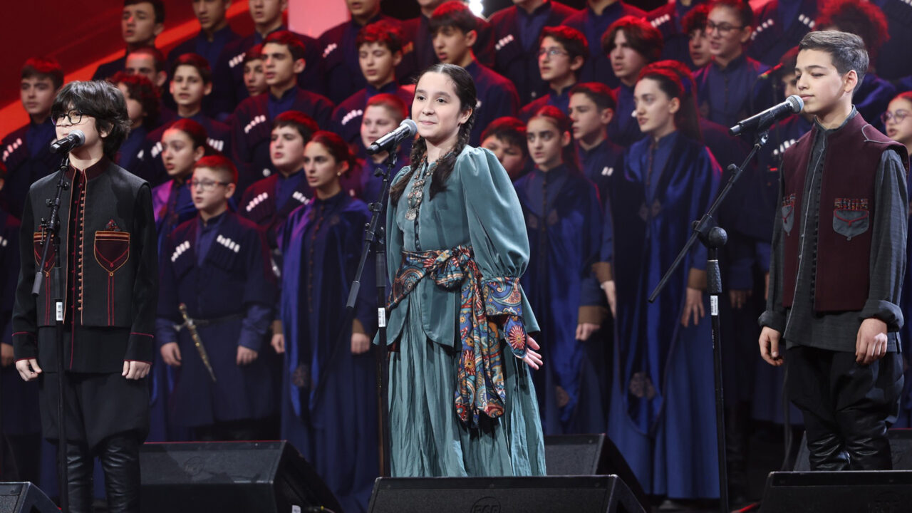 Ana Tavdgiridze en la Gala 3 del Ranina 2026 | Imagen: GPB