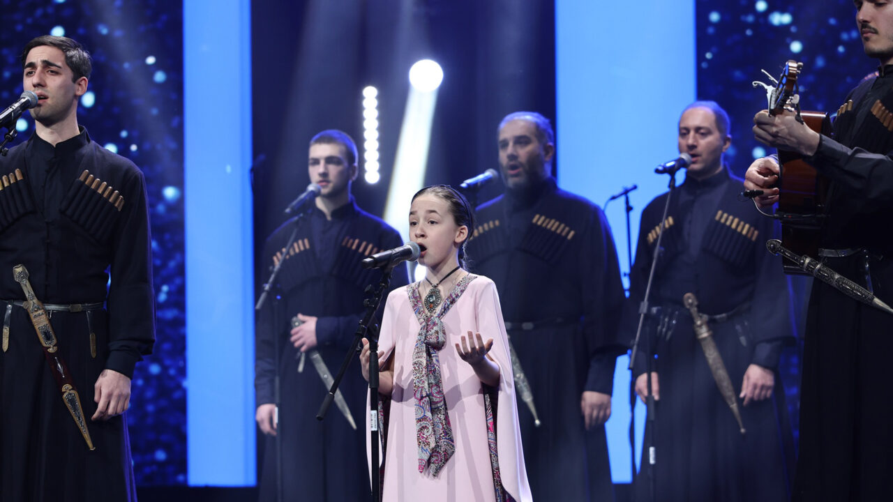 Anamaria Kukishvili en la Gala 3 del Ranina 2026 | Imagen: GPB