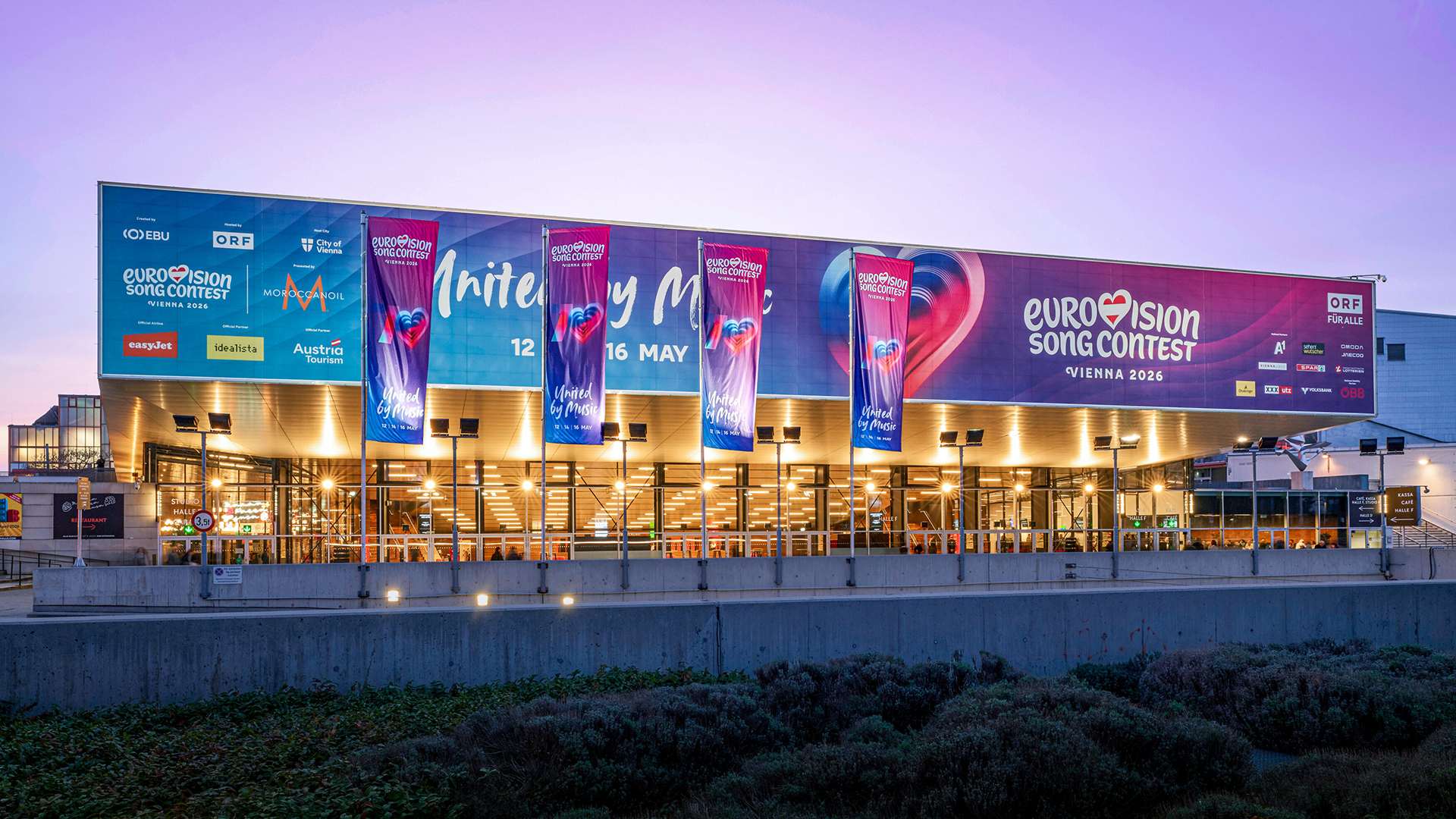 Wiener Stadthalle de Viena, sede del Festival de Eurovisión 2026 | Imagen: ORF - Klaus Titzer