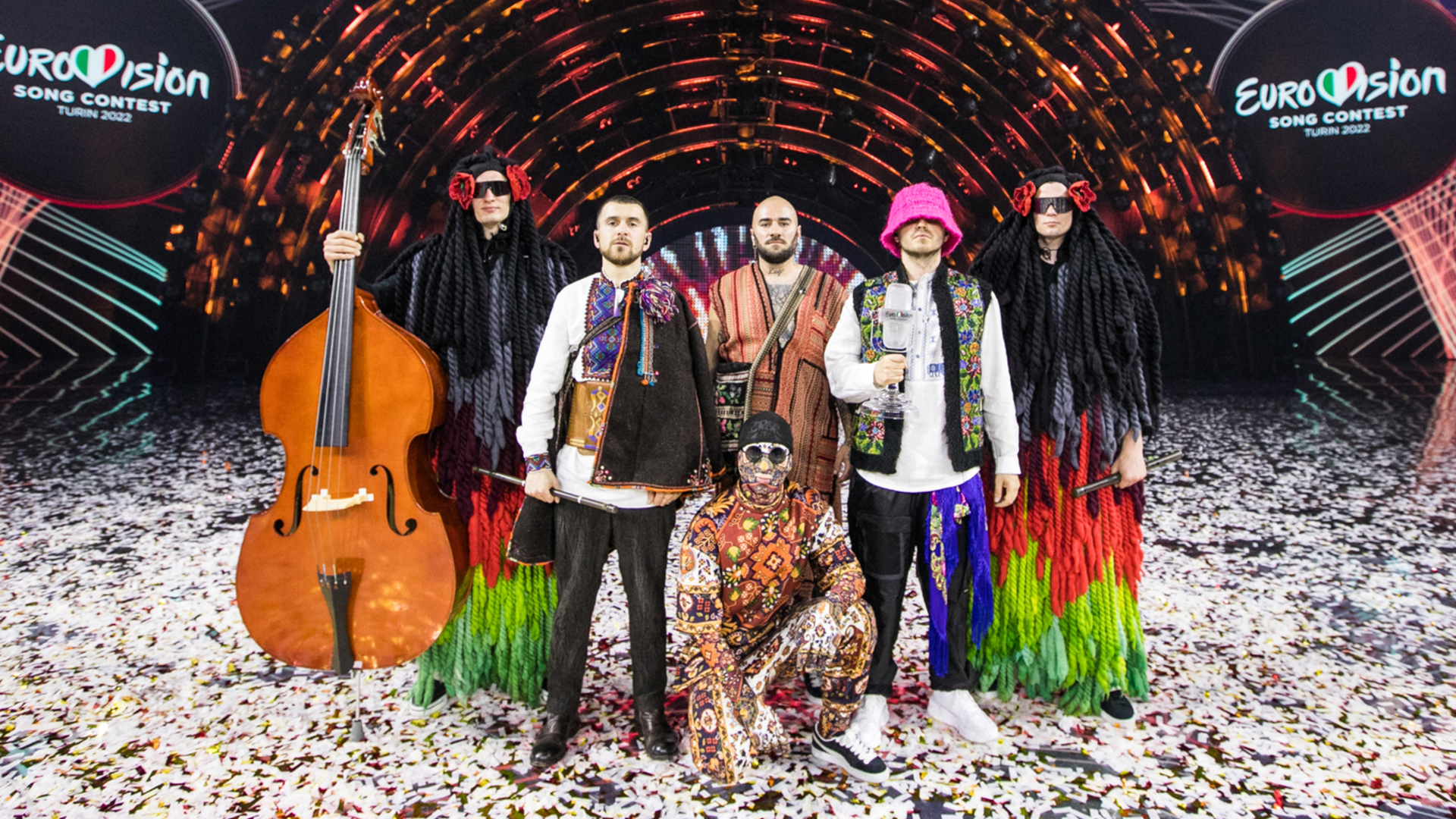 Kalush Orchestra (Ucrania), ganadores del Festival de Eurovisión 2022 | Imagen: EBU - Corinne Cumming