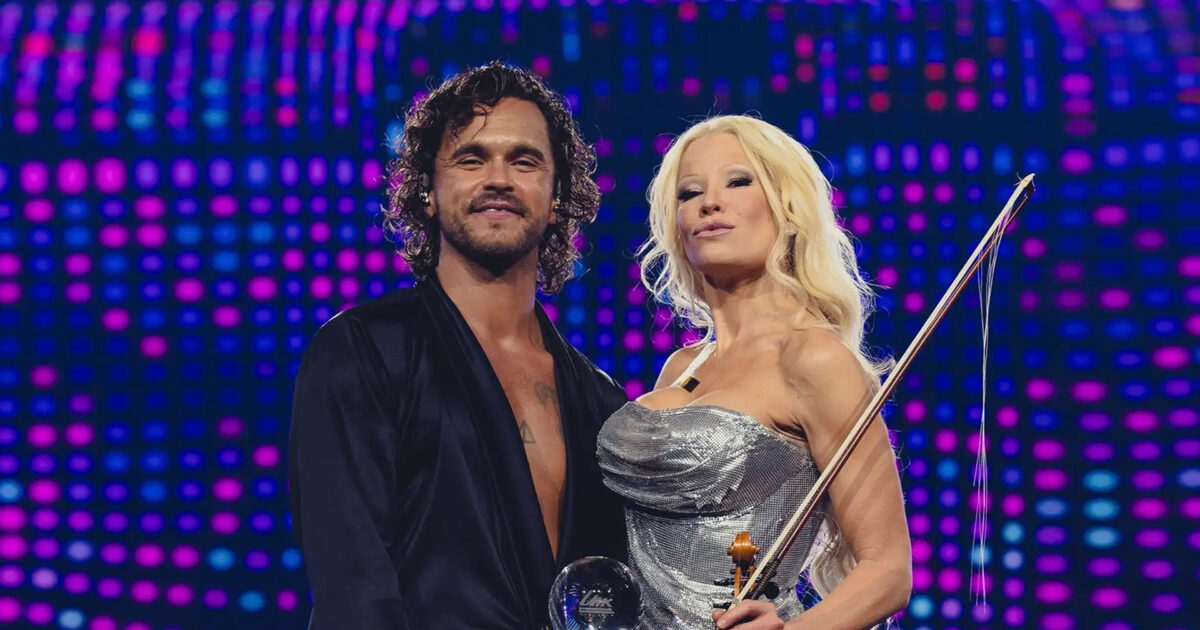 Linda Lampenius x Pete Parkkonen, representantes de Finlandia en el Festival de Eurovisión 2026 | Imagen: Miikka Varila - Yle