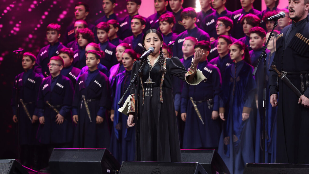 Nita Nabashvili en la Gala 4 del Ranina 2026 | Imagen: GPB