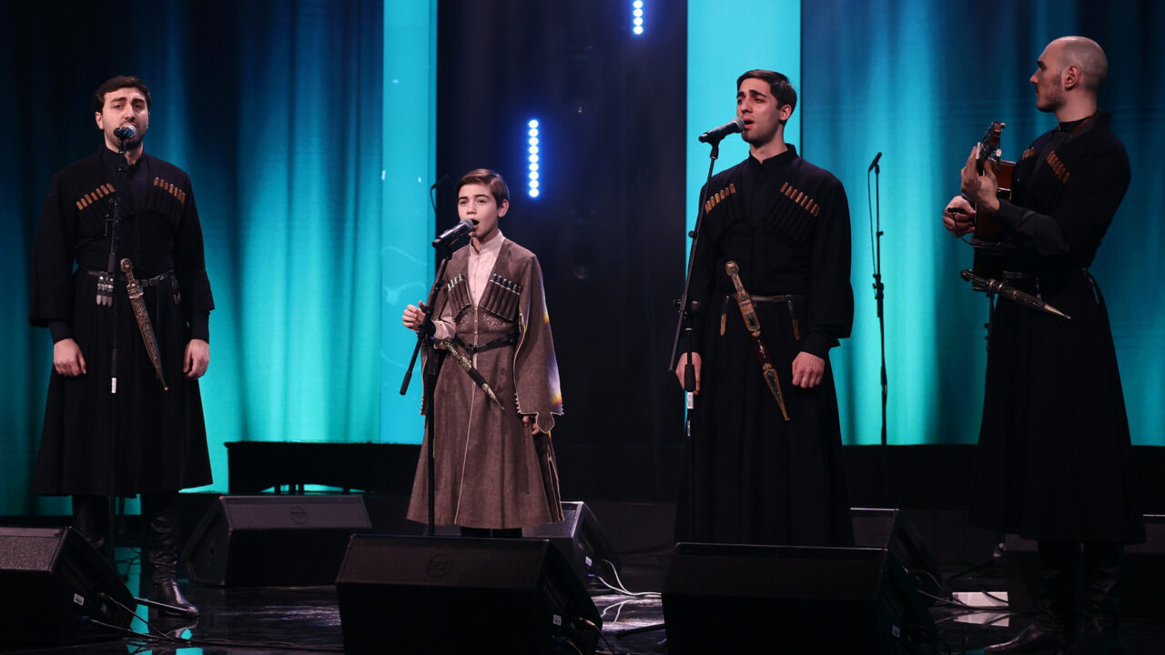 Toma Turkadze en la Gala 4 del Ranina 2026 | Imagen: GPB