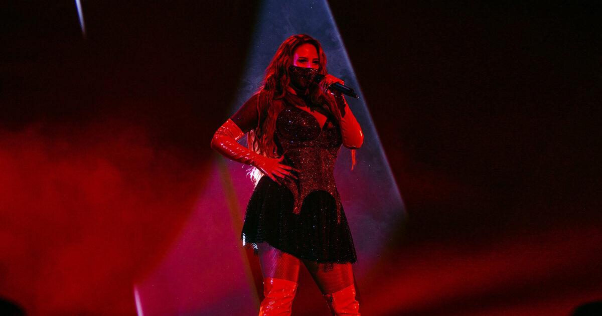 FELICIA (Suecia) en la primera semifinal del Festival de Eurovisión 2026 | Imagen: Alma Bengtsson - EBU