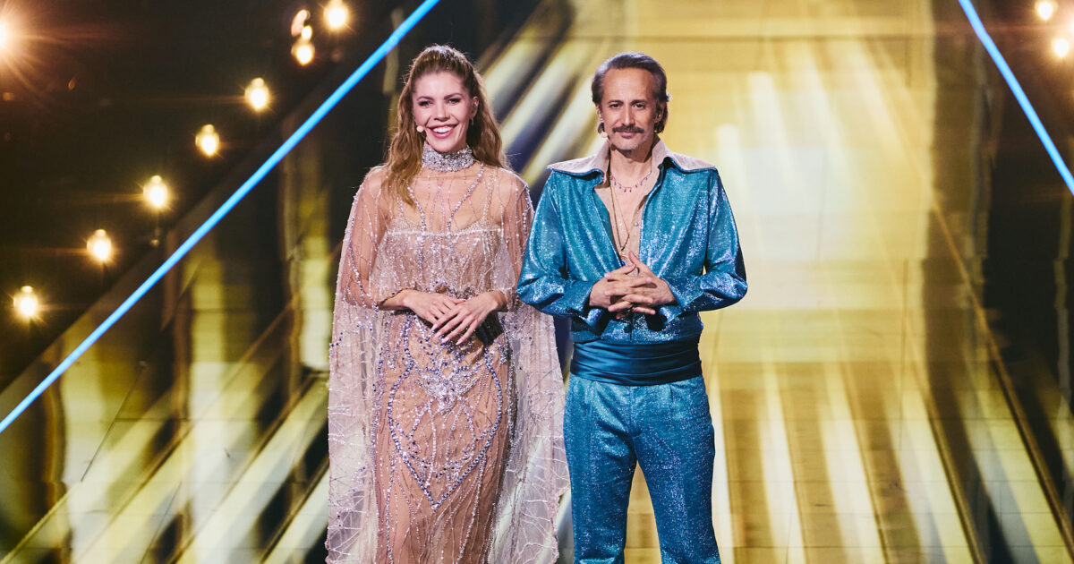 Victoria Swarovski y Michael Ostrowski, presentadores del Festival de Eurovisión 2026 | Imagen: Alma Bengtsson - EBU