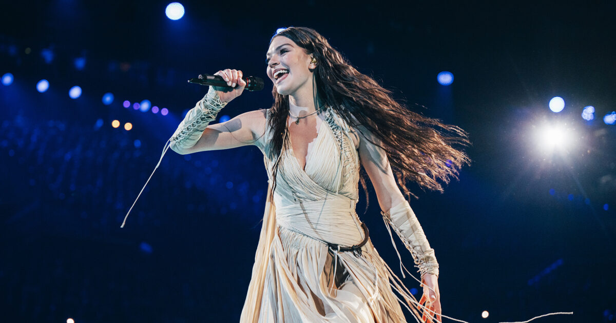 Eva Marija (Luxemburgo) en la segunda semifinal del Festival de Eurovisión 2026 | Imagen: Imagen: Sarah Louise Bennett - EBU