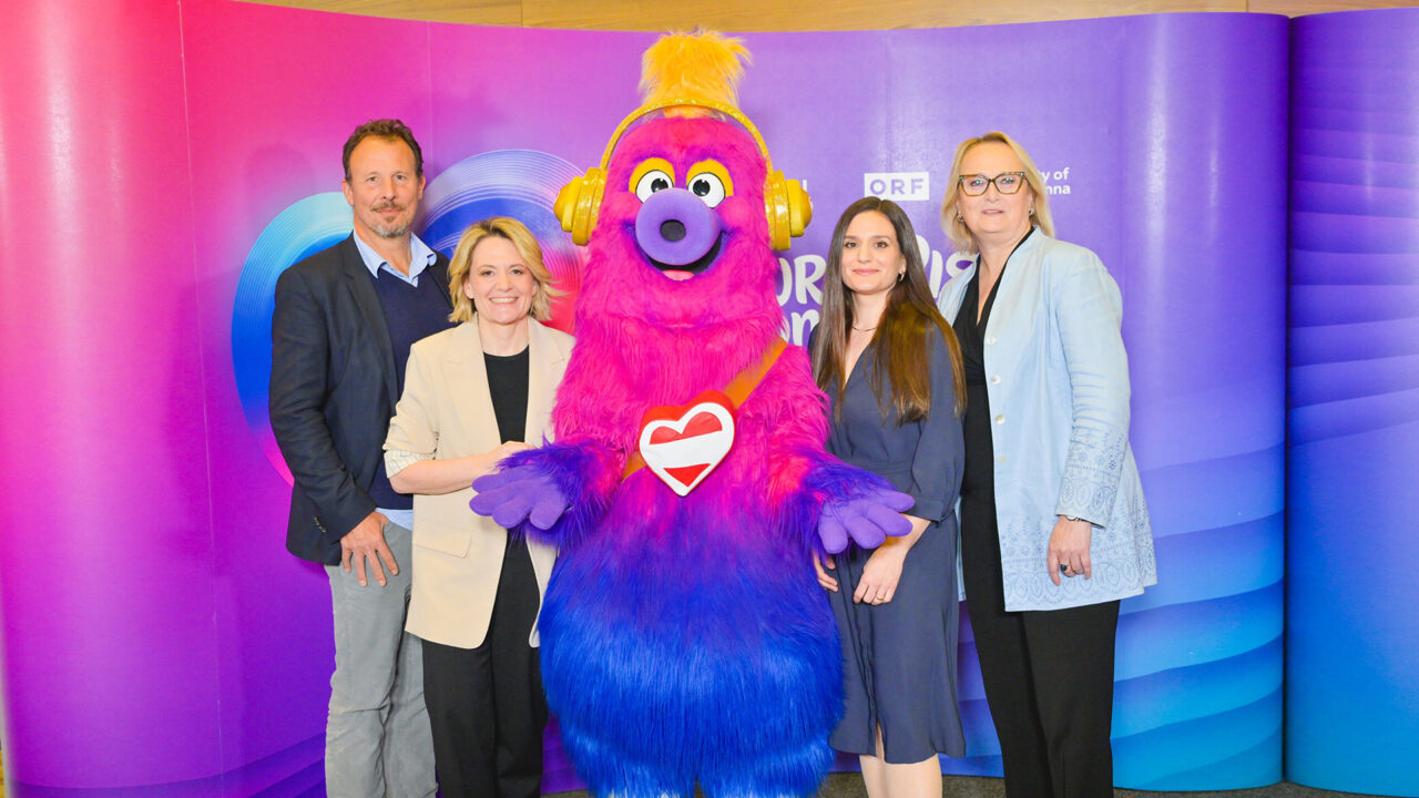 Auri, mascota oficial del Festival de Eurovisión 2026 | Imagen: Thomas Ramstorfer - ORF