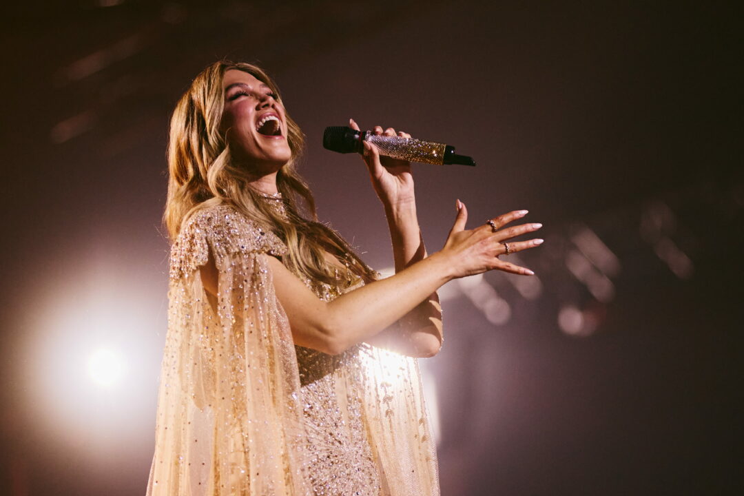 Delta Goodrem (Australia) en su primer ensayo individual en el Festival de Eurovisión 2026 | Imagen: Alma Bengtsson - EBU