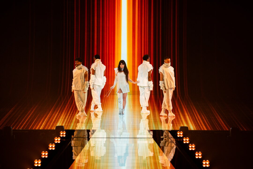 ESSYLA (Bélgica) en su primer ensayo individual en el Festival de Eurovisión 2026 | Imagen: Corinne Cumming - EBU