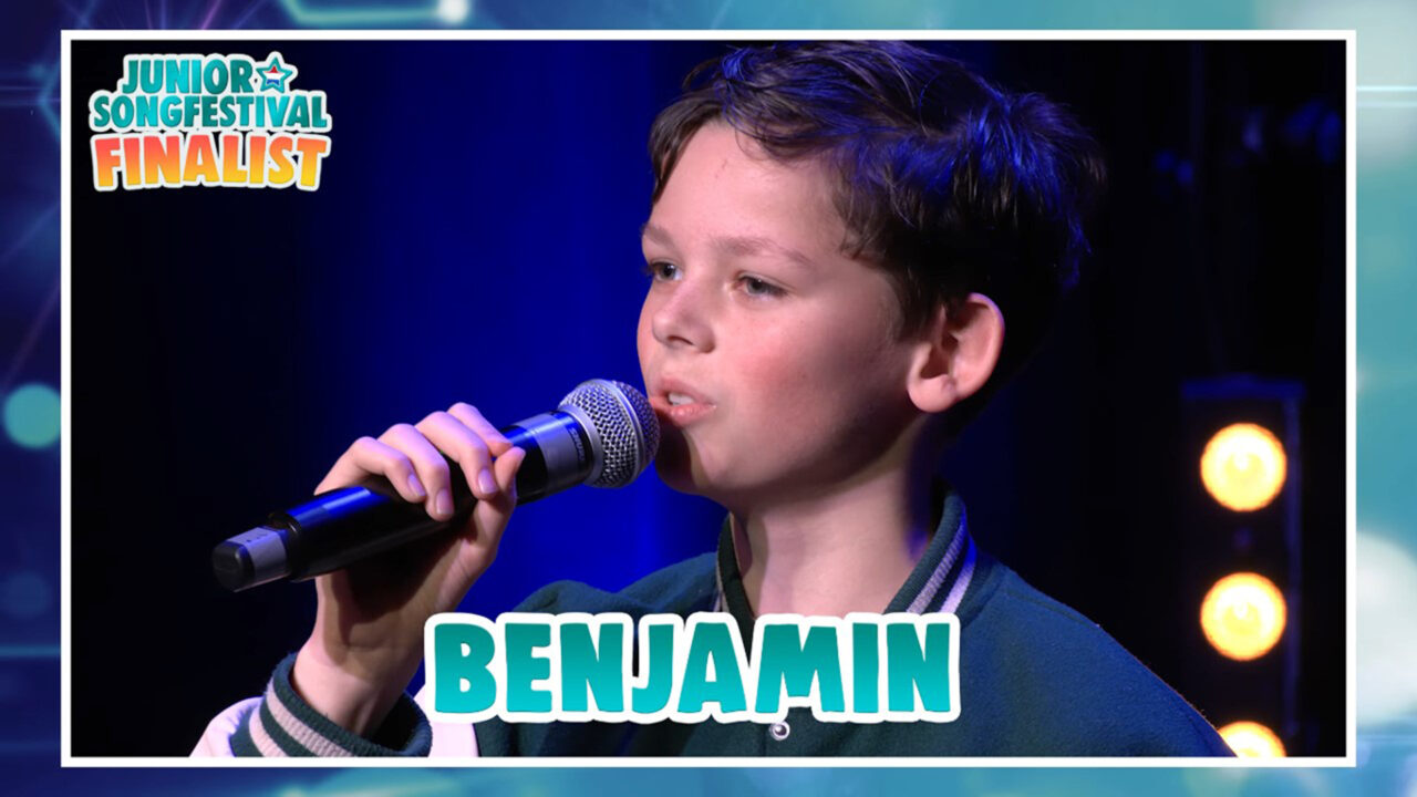 Benjamin, finalista del Junior Songfestival 2026 | Imagen: AVROTROS