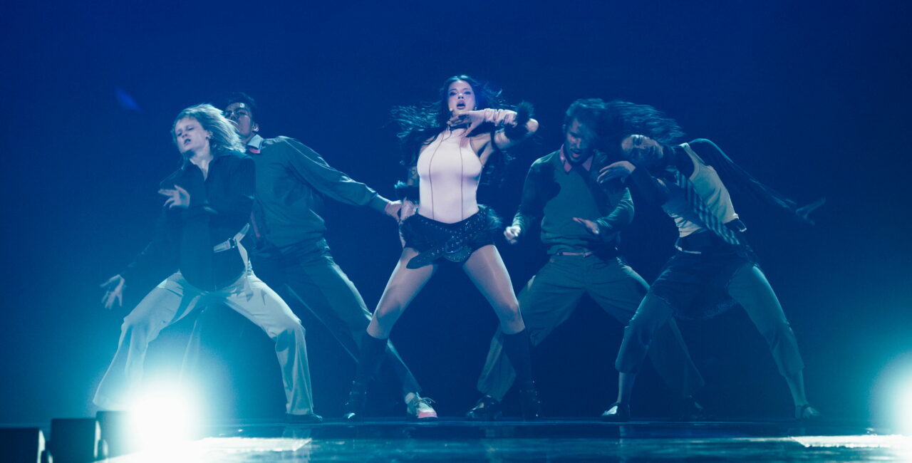 DARA (Bulgaria) en su primer ensayo individual en el Festival de Eurovisión 2026 | Imagen: Sarah Louise Bennett - EBU